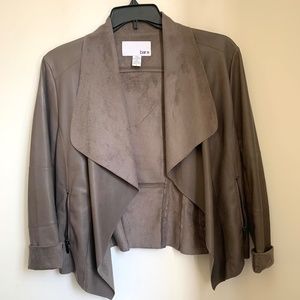 Bar III Faux Leather Jacket